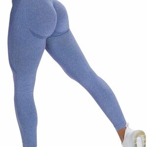 Amazon Women's Heather Blue Leggings